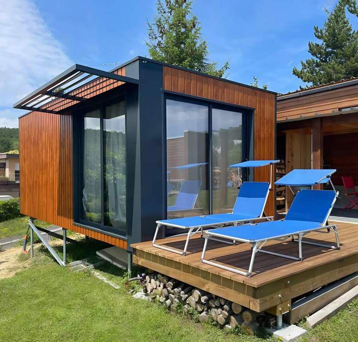 Nous créons le studio de jardin de vos rêves.